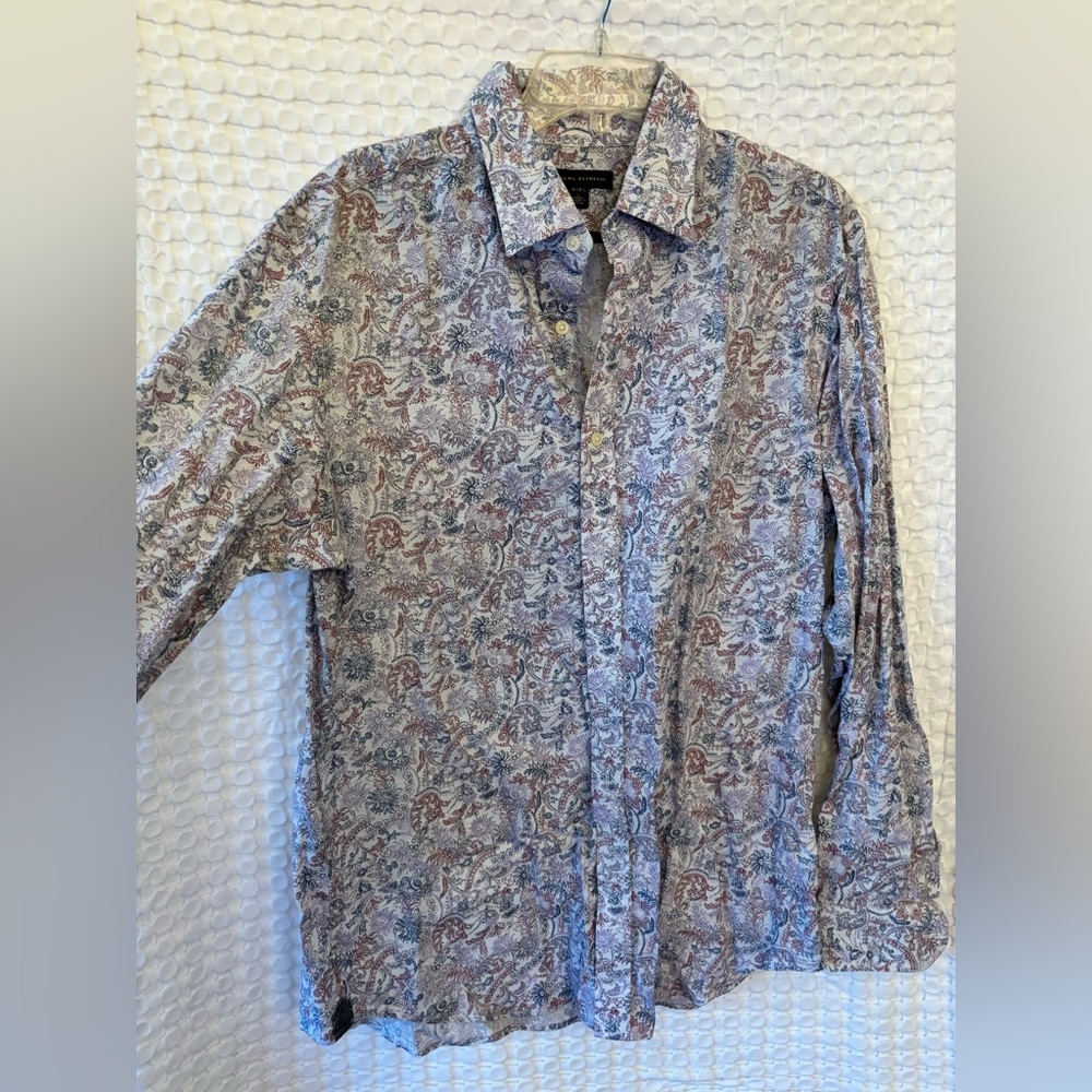 Banana Republic Multicolor Paisley Button-Down Shirt